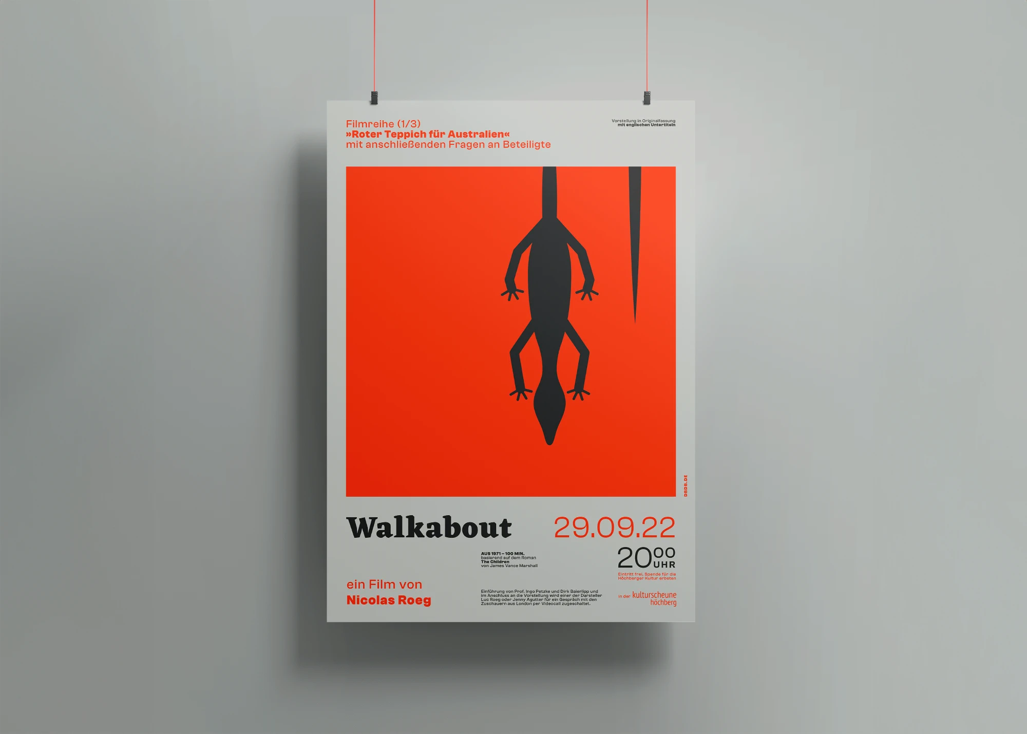 Plakat; Film Walkabout