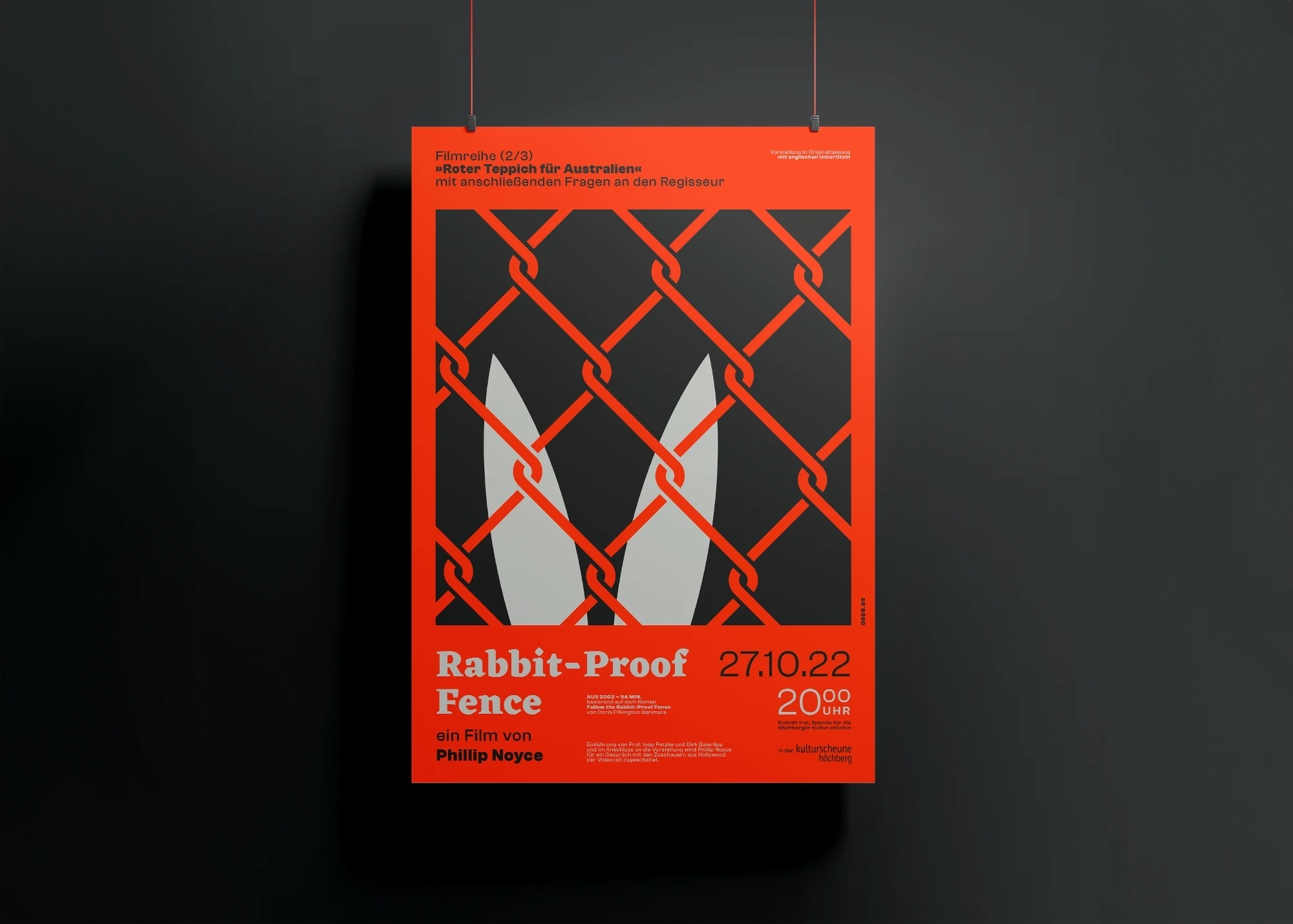 Plakat; Film Rabbit-Proof Fence